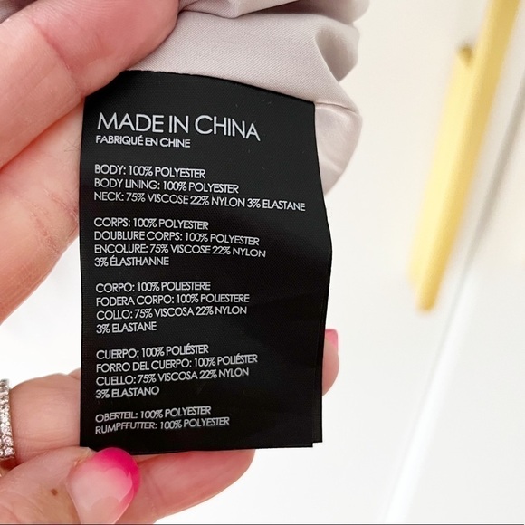 𝅺BNWOT Club Monaco Jourdan Dress in GREY - Picture 10 of 11